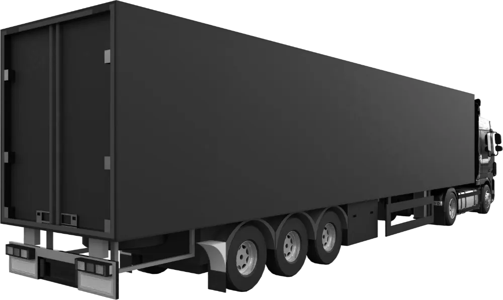 Großer Truck in schwarz
